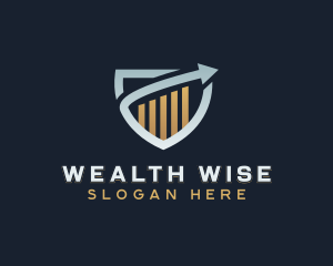Investor - Financial Investor Shield logo design