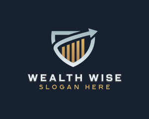 Financial - Financial Investor Shield logo design