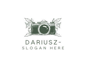 Image - Camera Photography Plant logo design