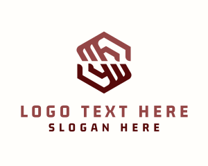 Letter Ss - Hexagon Startup Security logo design