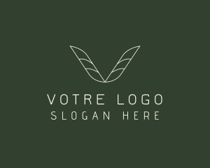 Spa Leaf Wellness logo design