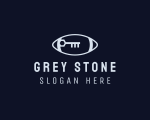 Grey - Grey Football Key logo design