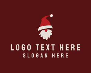 Santa Claus Mask  Logo