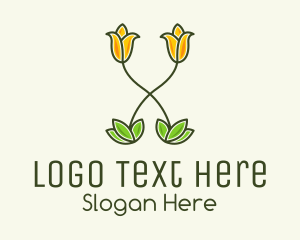 Tulip - Fancy Tulip Flower logo design