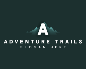 Outdoor Mountain Summit logo design