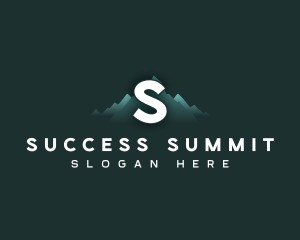 Outdoor Mountain Summit logo design