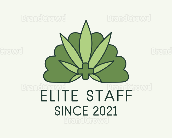 Green Medical Weed Logo