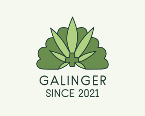 Dispensary - Green Medical Weed logo design
