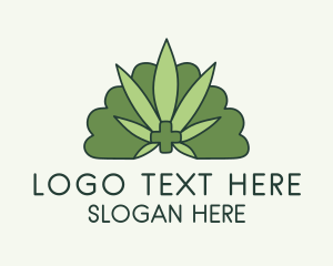 Green Medical Weed  Logo