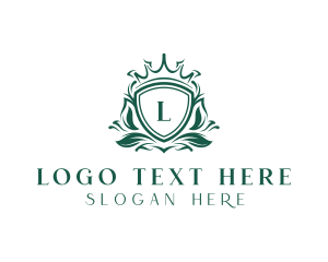 Fashion - Eco Royal Shield logo design