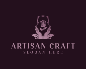 Beauty Artisanal Flower logo design