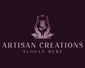 Beauty Artisanal Flower logo design