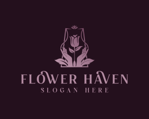 Beauty Artisanal Flower logo design