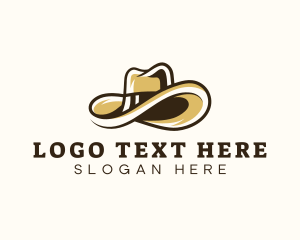 Western - Fashion Cowboy Hat logo design