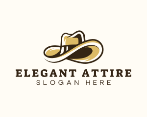 Attire - Fashion Cowboy Hat logo design