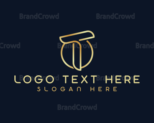 Modern Luxury Tech Letter T Logo