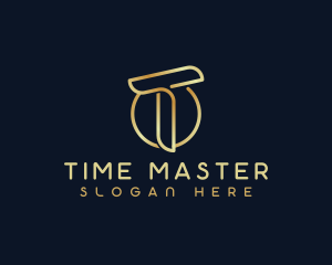 Modern Luxury Tech Letter T logo design