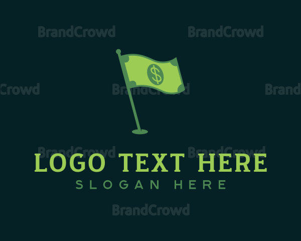 Dollar Flag Currency Logo