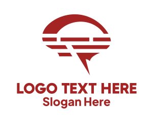 Study - Brain Chat Bubble logo design