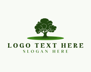 Farmer - Natural Tree Environment logo design