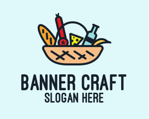 Hamper Picnic Basket  logo design