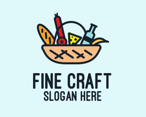 Hamper Picnic Basket  logo design