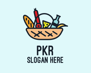 Hamper Picnic Basket  logo design