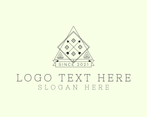 Adventure - Triangle Arrow Diamond Banner logo design