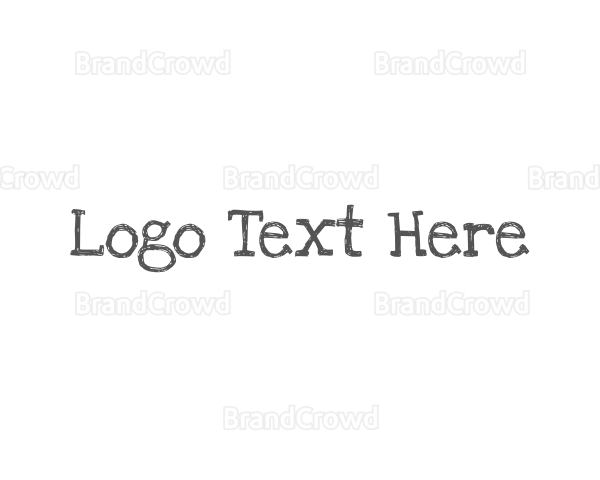 Kids Handwriting Doodle Logo