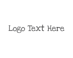 Write - Kids Handwriting Doodle logo design