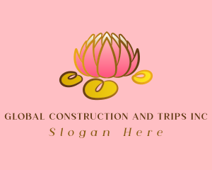 Organic - Pink Elegant Lotus logo design