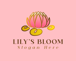 Lily - Pink Elegant Lotus logo design