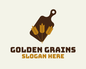 Grains - Wheat Baker Charcuterie Board logo design