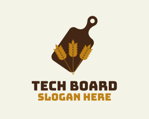 Wheat Baker Charcuterie Board logo design