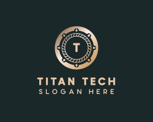 Fintech Cryptocurrency logo design