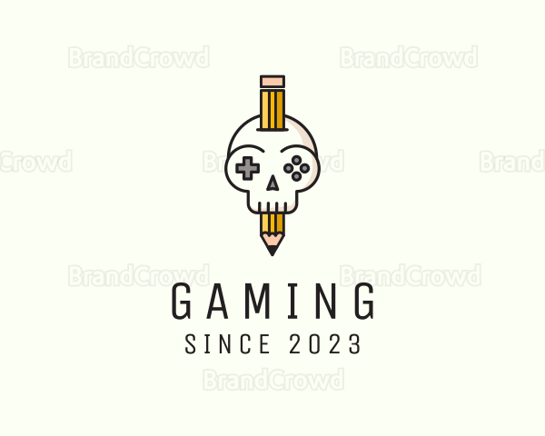 Gaming Skull Console Logo