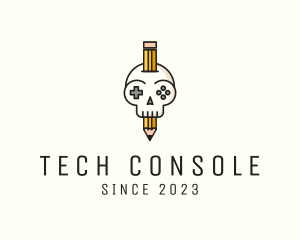 Console - Gaming Skull Console logo design