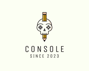 Gaming Skull Console  logo design