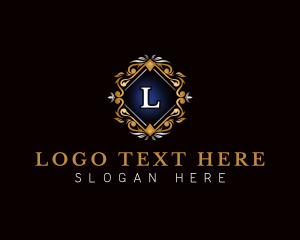 Vip - Floral Luxury Ornament logo design