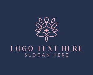 Mindfulness - Yoga Holistic Healing logo design