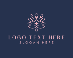 Relaxation - Yoga Holistic Healing logo design