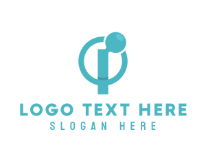 Slack - Blue Circle I logo design