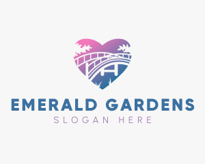 Heart Bridge Garden logo design