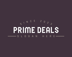 Prime Clothing Business logo design