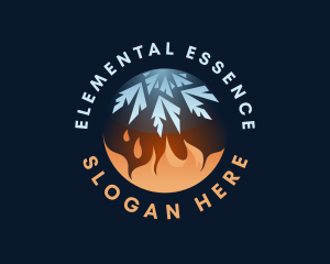 Element - Ice Flame Element logo design