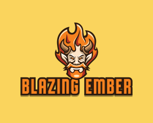 Fiery - Viking Devil Gaming logo design