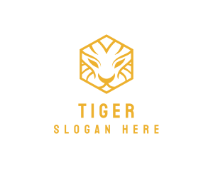 Wild Animal Tiger logo design