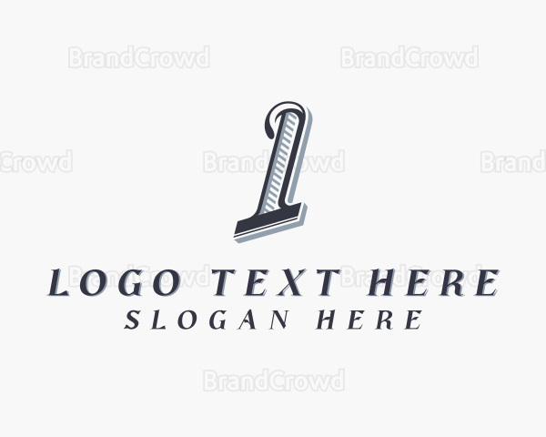 Legal Attorney Law Firm  Letter I Logo