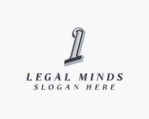 Jurist - Legal Attorney Law Firm  Letter I logo design