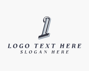 Legal Attorney Law Firm  Letter I Logo